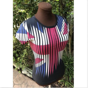NWT ZUMBA UK FLAG  T SHIRT